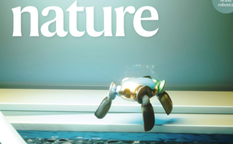 耶鲁大学两栖机器龟登Nature封面，入水瞬间四肢变脚蹼，能“按需进化”！