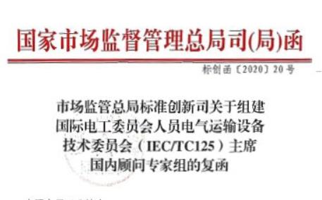 ​要闻|IEC/TC125主席国内顾问专家组介绍